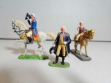 ELASTOLIN WASHINGTON FIGURES LOT