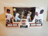 WILLIE MAYS AND BARRY BONDS FIGURES