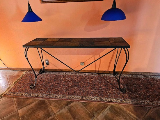 METAL AND TILE TABLE