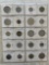 4 SHEETS OF FOREIGN COINS
