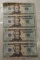 4 U.S. 20 DOLLARS - UNCUT