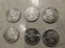 6 CANADIAN 1 DOLLAR SILVER COINS