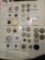 6 MEXICANO SILVER COINS AND GROUP OF FOREIGN AND DOMESTIC COINS