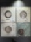 1883 HAWAIIAN 1 DIME AND 3 QUARTERS
