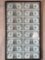 UNCUT SHEET OF ONE DOLLAR BILLS USA TREASURY