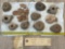 11 OLD EGYPTIAN OIL LAMPS