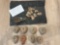 9 2000 YEAR OLD EGYPTIAN OIL LAMPS