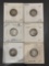 6 SEATED LIBERTY DIMES
