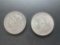 2 MORGAN SILVER DOLLARS