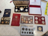 9 FOREIGN COIN SETS