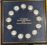 13 STERLING SILVER BICENTENNIAL MEDALS