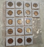 17 PRESIDENTIAL DOLLAR COINS
