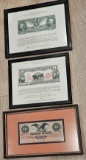3 REPLICA SILVER CERTIFICATES