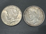 1922 1922-D SILVER PEACE DOLLARS