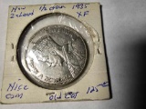 1935 NEW ZEALAND 1/2 CROWN