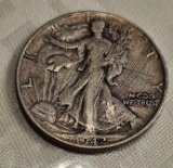 1942 WALKING LIBERTY HALF DOLLAR AND KENNEDYS