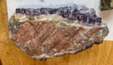 AMETHYST GEODE AND CONCH SHELL