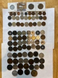 90 VARIOUS FOREIGN COINS