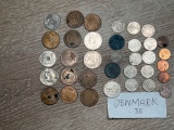 DENMARK- PANAMA- SWITZERLAND AND MIXED COINS
