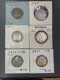 6 QUARTERS 1854-1930