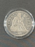 1871 SEATED LIBERTY SILVER DOLLAR