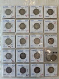 21 BARBER DIMES SILVER