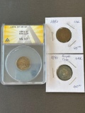 3 INDIAN HEAD CENTS