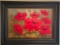 VINTAGE 60-70'S RED POPPIES OIL ON CANVAS PAINTING