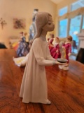 LLADRO ROBED GIRL HOLDING CANDLE FIGURINE