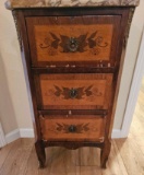 LOUIS XV STYLE CABINET WITH MARBLE TOP