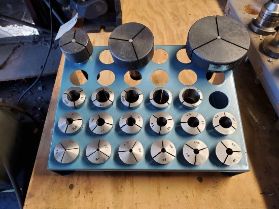 20 5C COLLETS WITH RACK
