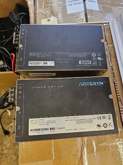 LARGE BOX OF POWER SUPPLES