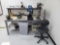 WORKBENCH WITH CHOPSAW, DRILL PRESS AND SANDER