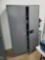 ULINE METAL CABINET WITH CONTENTS