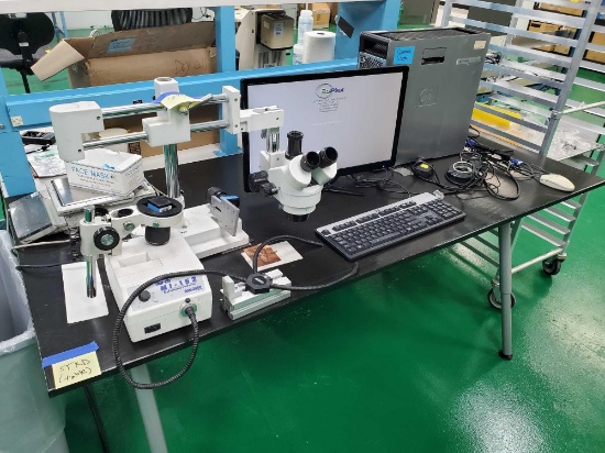 MIRCROSCOPE AND COMPUTER SET
