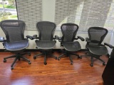 4 HERMAN MILLER OFFICE CHAIRS