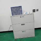 3 DRAWER FILE CABINET WITH CONTENTS