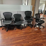 4 HERMAN MILLER CHAIRS