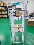 ALUMINUM ROLLING BAKERS RACK