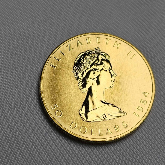 1984 50 DOLLAR CANADIAN GOLD COIN