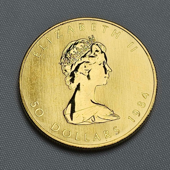 1984 50 DOLLAR CANADIAN GOLD COIN