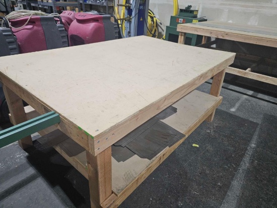WOODEN WORK TABLE