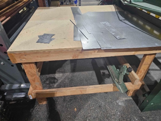 WOODEN WORK TABLE