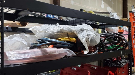 HOSES AND CONTENTS OF SHELF