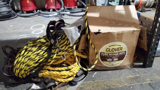 1200FT 3/8 PURE MANILA ROPE AND STRAPS