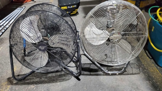 3 FLOOR FANS
