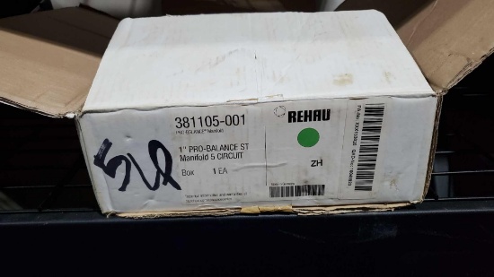 REHAU PRO BALANCE MANIFOLD AND HEAT TRANSFER PLATES