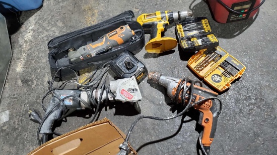 DEWALT DRILL AND CORDED HAND TOOLS