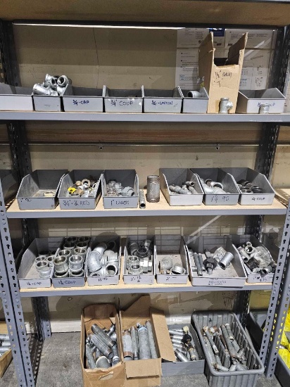 GALVANIZED PIPES W/CONTENTS