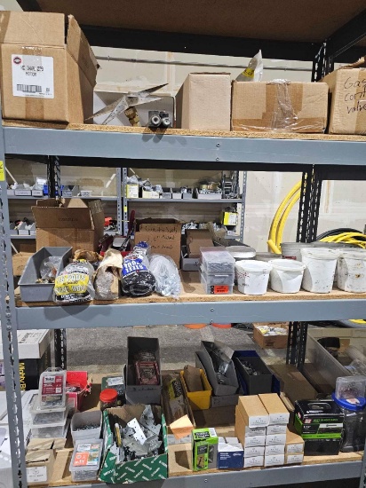 SHELVING UNIT W/CONTENTS